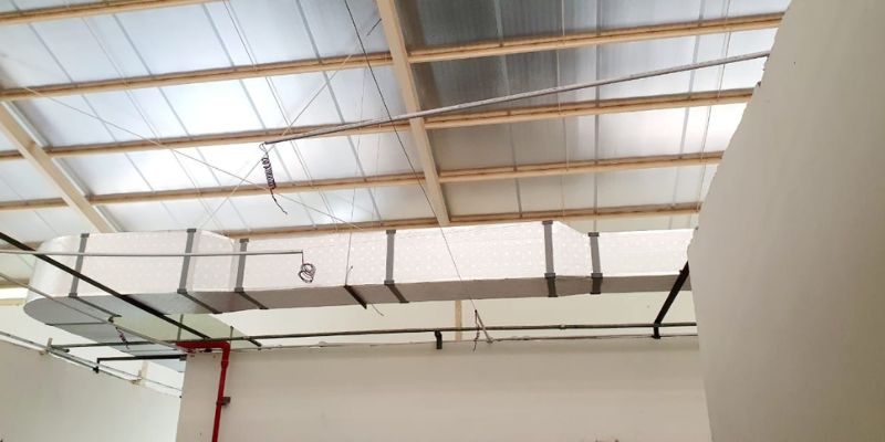 Pengerjaan Ducting Bless Bakery